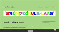 Desktop Screenshot of grundschule-laar.de