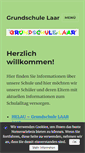 Mobile Screenshot of grundschule-laar.de